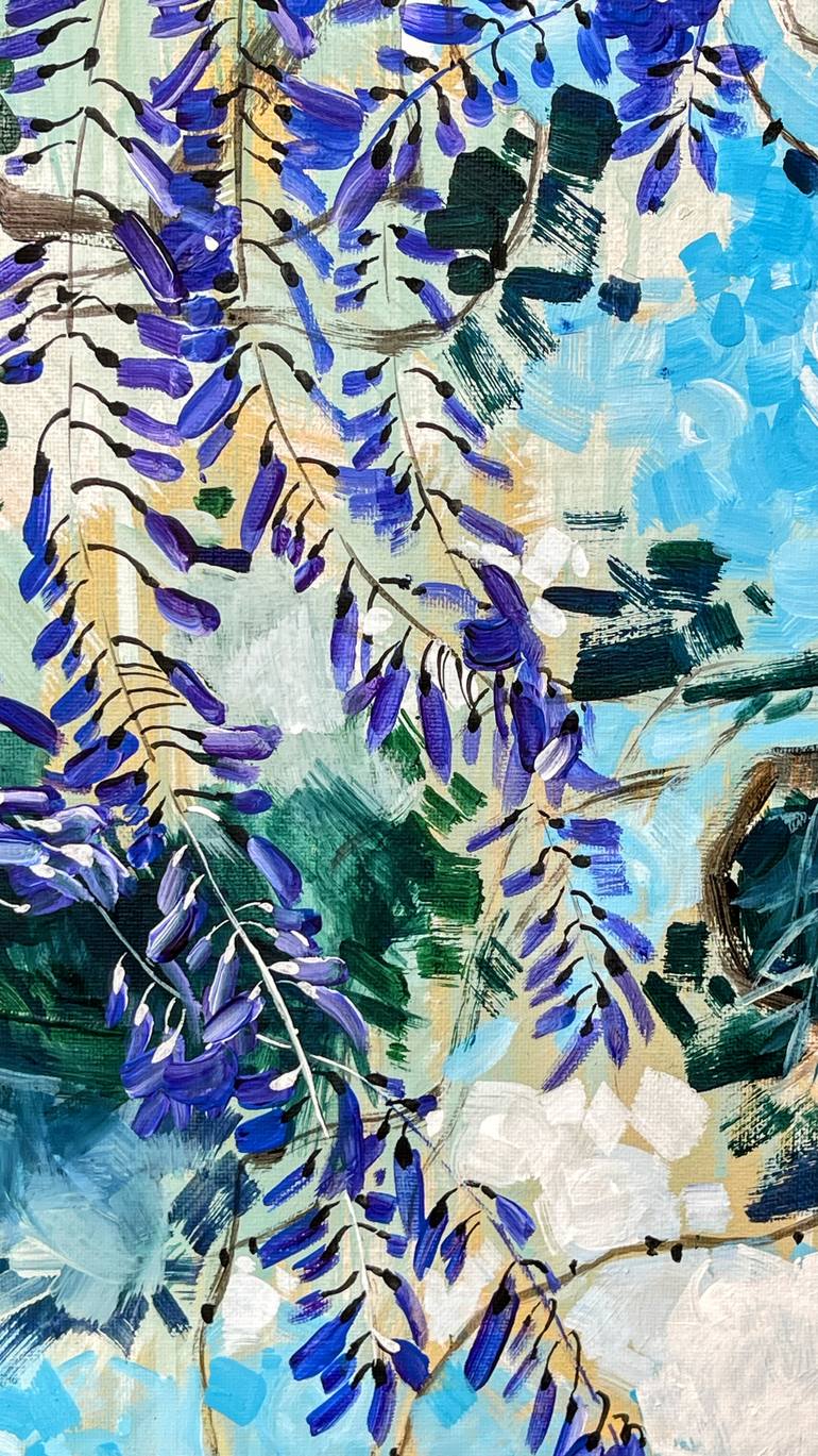Original Art Deco Abstract Painting by Tina  Ding