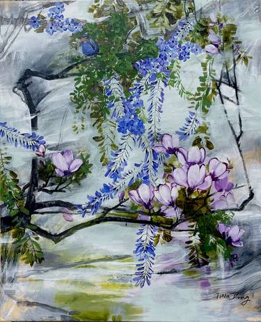 Original Art Deco Abstract Paintings by Tina  Ding