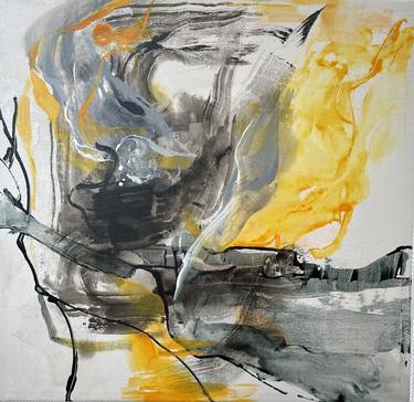 Original Algorithmic Abstract Paintings by Tina  Ding