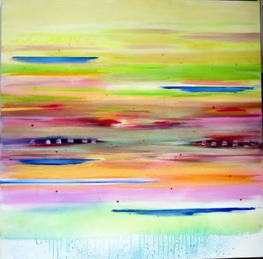 Original Abstract Expressionism Abstract Painting by Anna Corti