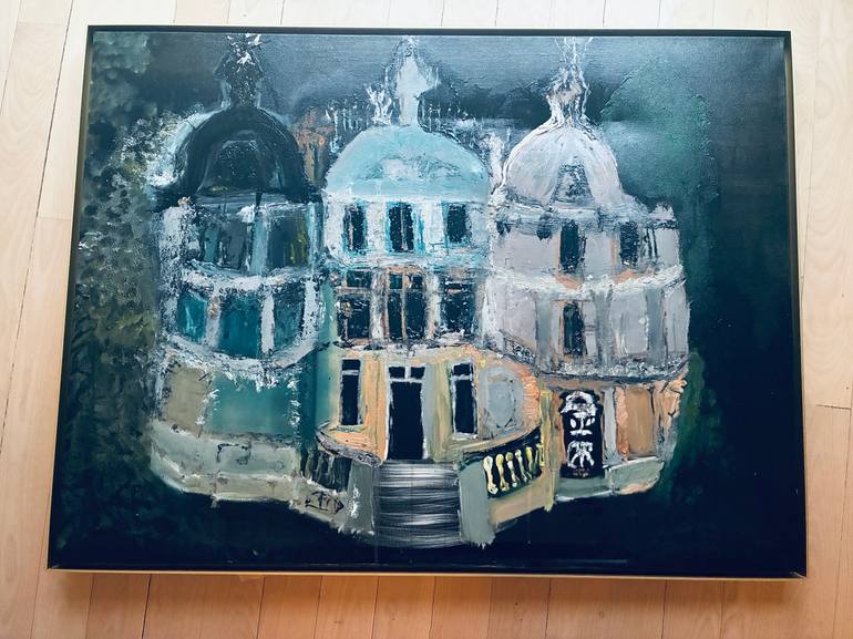 Original Contemporary Architecture Painting by Cristina Marino
