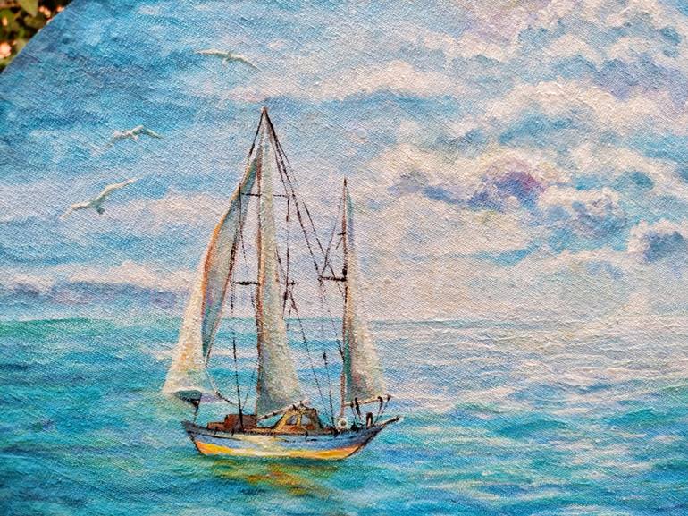 Original Contemporary Seascape Painting by codega art