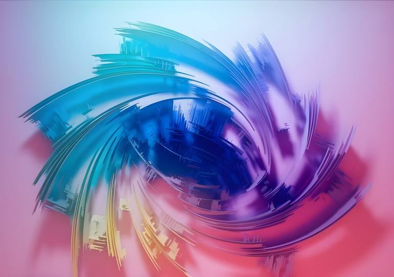Original Abstract Expressionism Abstract Digital by Gran Bacha