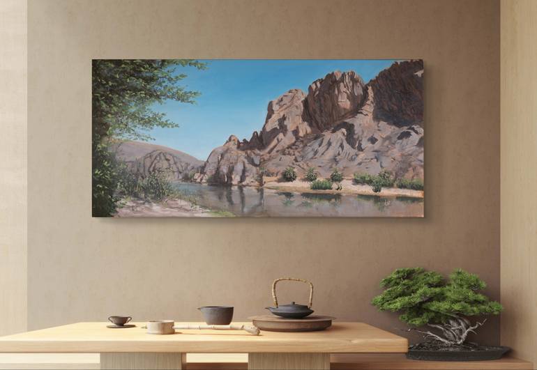 Original Impressionism Landscape Painting by Cédric Visser