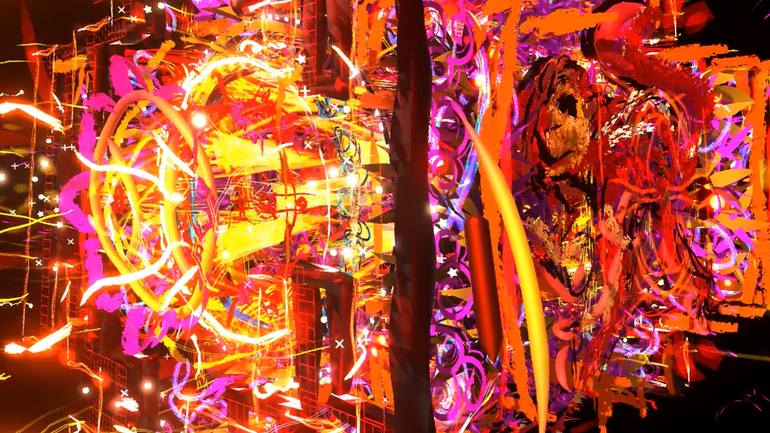 Original Digital Art Abstract Digital by Daniel Ginzburg
