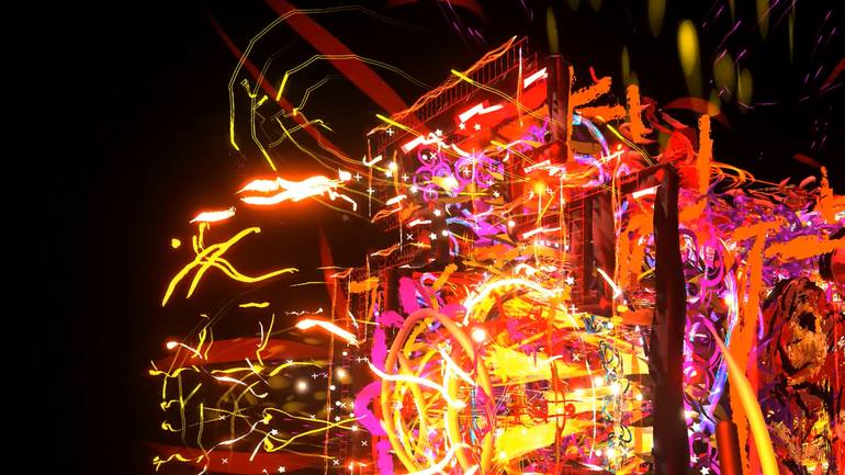 Original Digital Art Abstract Digital by Daniel Ginzburg