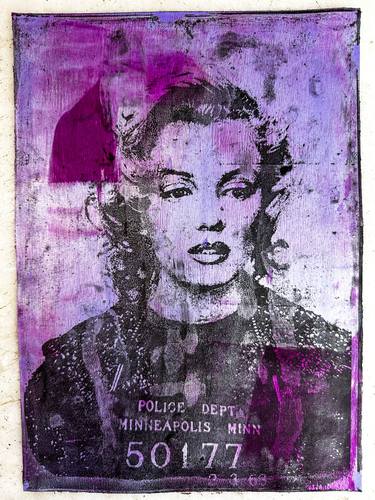 Original Abstract Pop Culture/Celebrity Printmaking by Keith Thompson