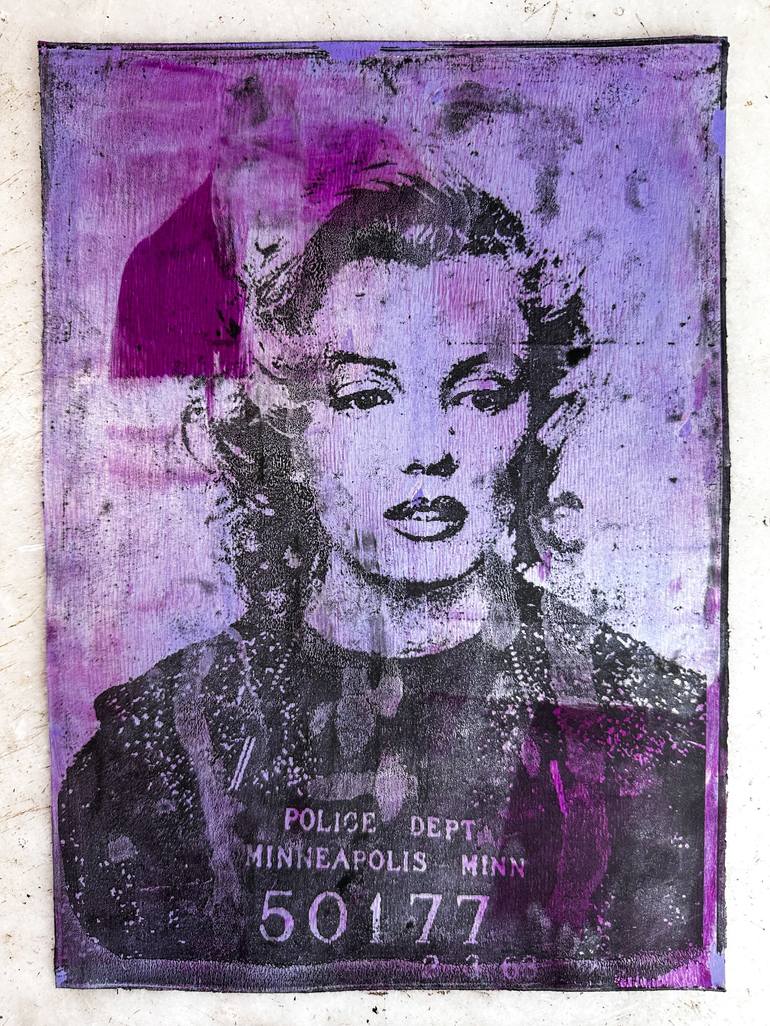 Original Abstract Pop Culture/Celebrity Printmaking by Keith Thompson