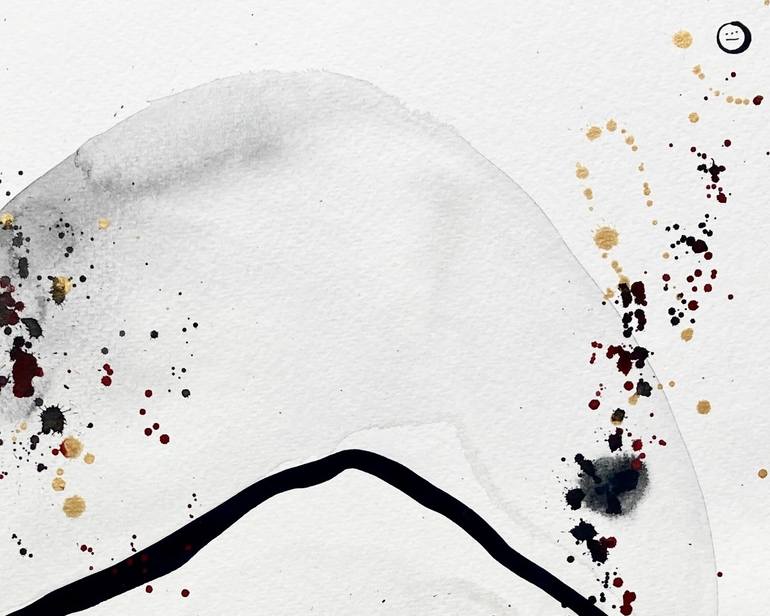 Original Abstract Expressionism Abstract Painting by Justine Lotus