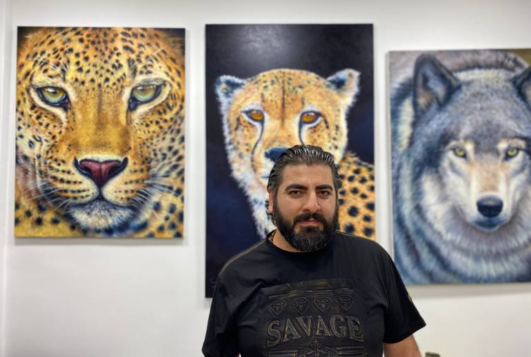 Original Realism Animal Painting by Artak Galstyan