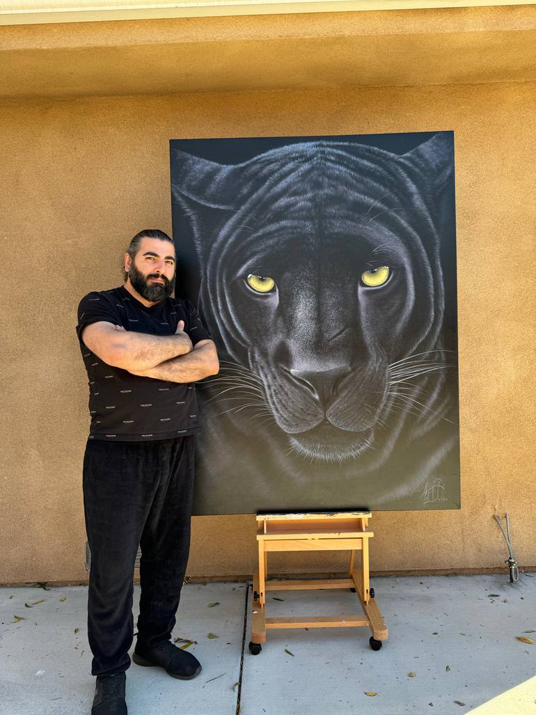 Original Realism Animal Painting by Artak Galstyan