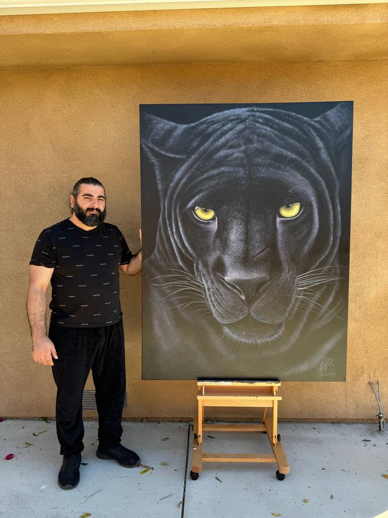 Original Realism Animal Painting by Artak Galstyan