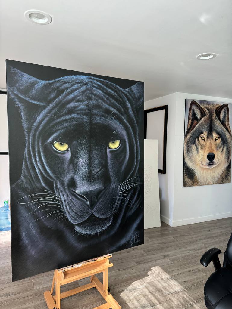 Original Realism Animal Painting by Artak Galstyan