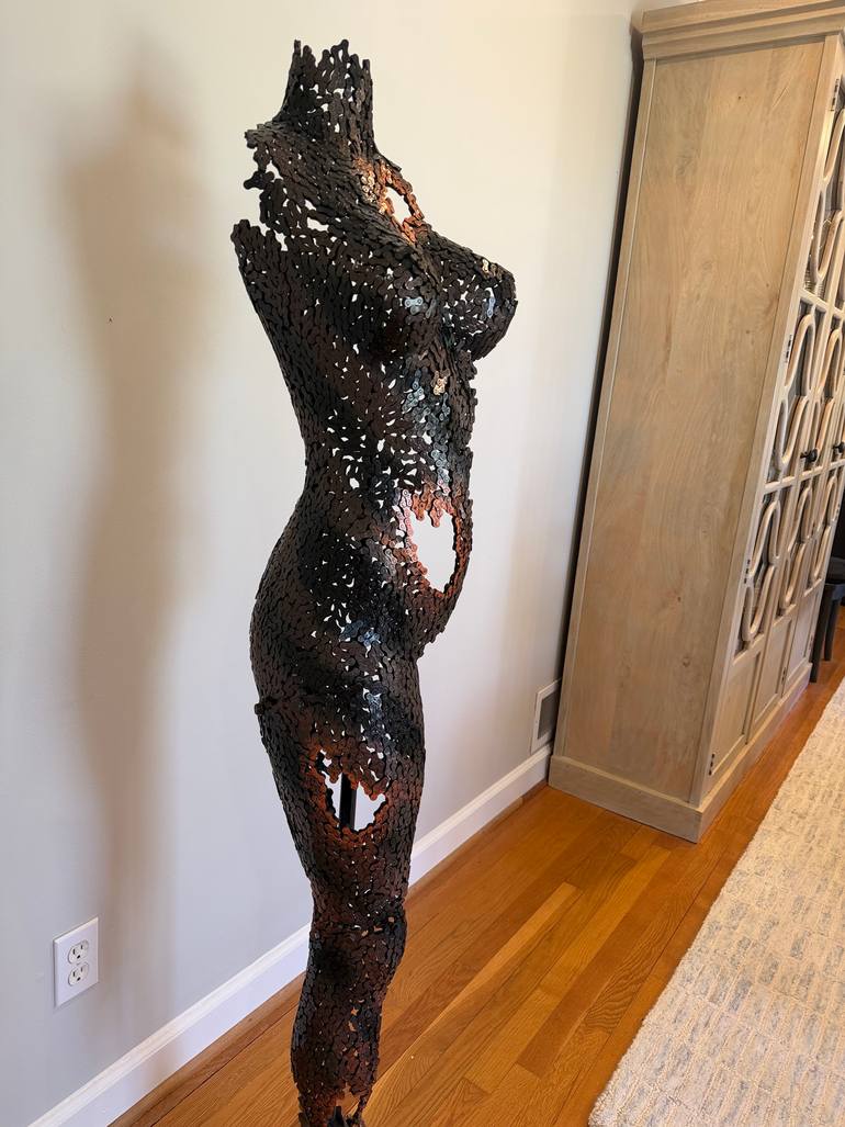 Original Figurative Nude Sculpture by Nathan Goodman