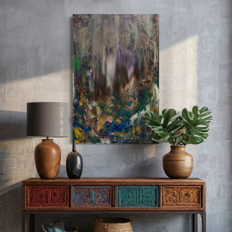 Original Abstract Expressionism Abstract Painting by Harold Waight