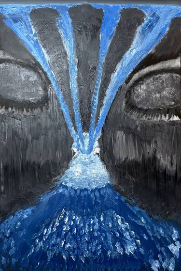 Original Abstract Expressionism Abstract Painting by Andrew Ray