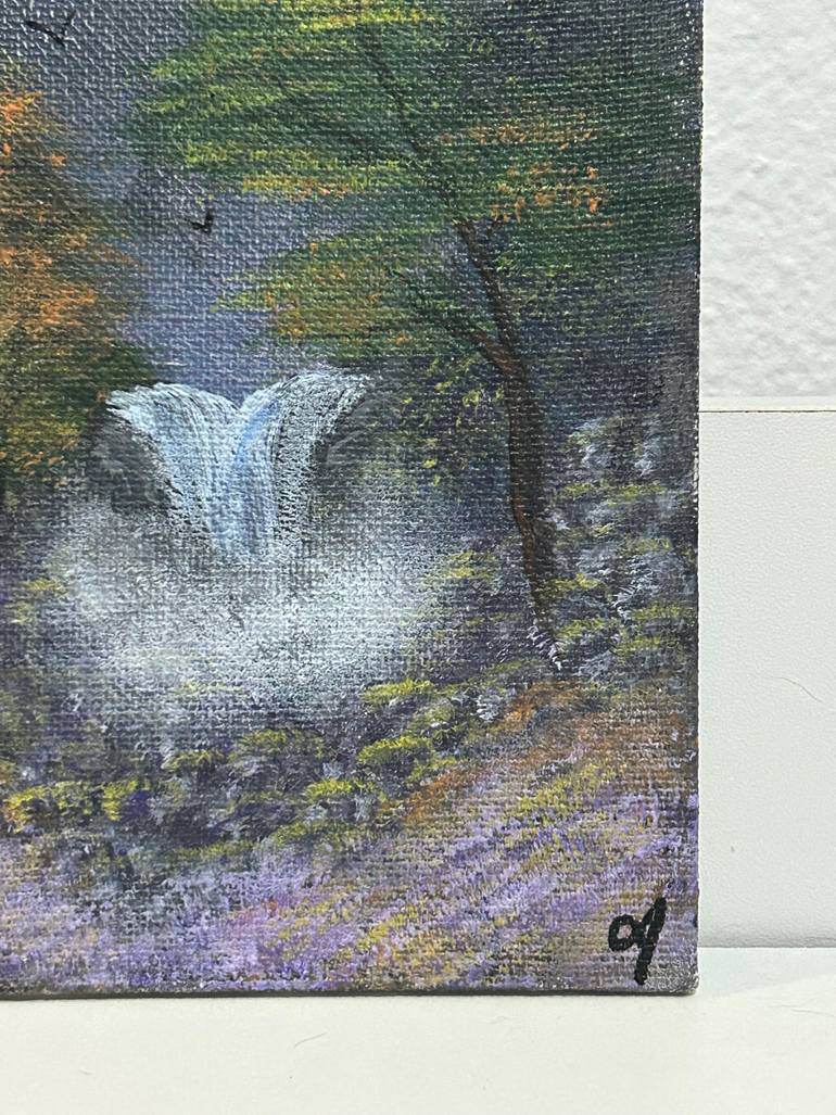 Original Abstract Landscape Painting by Jordyn Tourville Hernandez