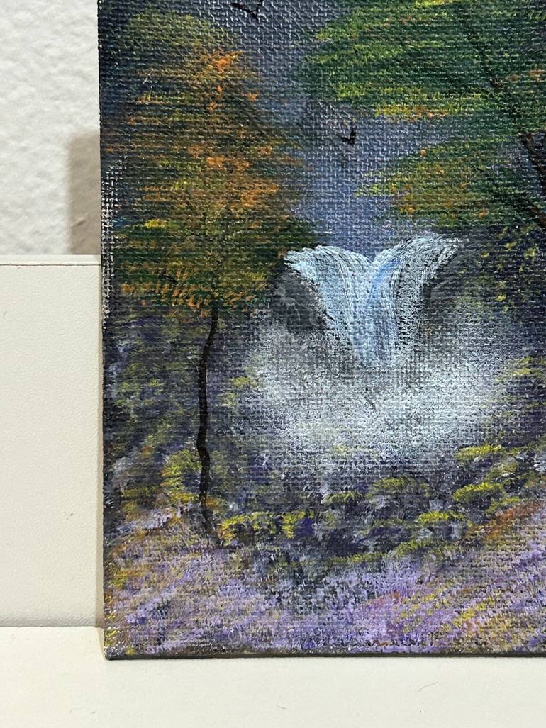 Original Abstract Landscape Painting by Jordyn Tourville Hernandez