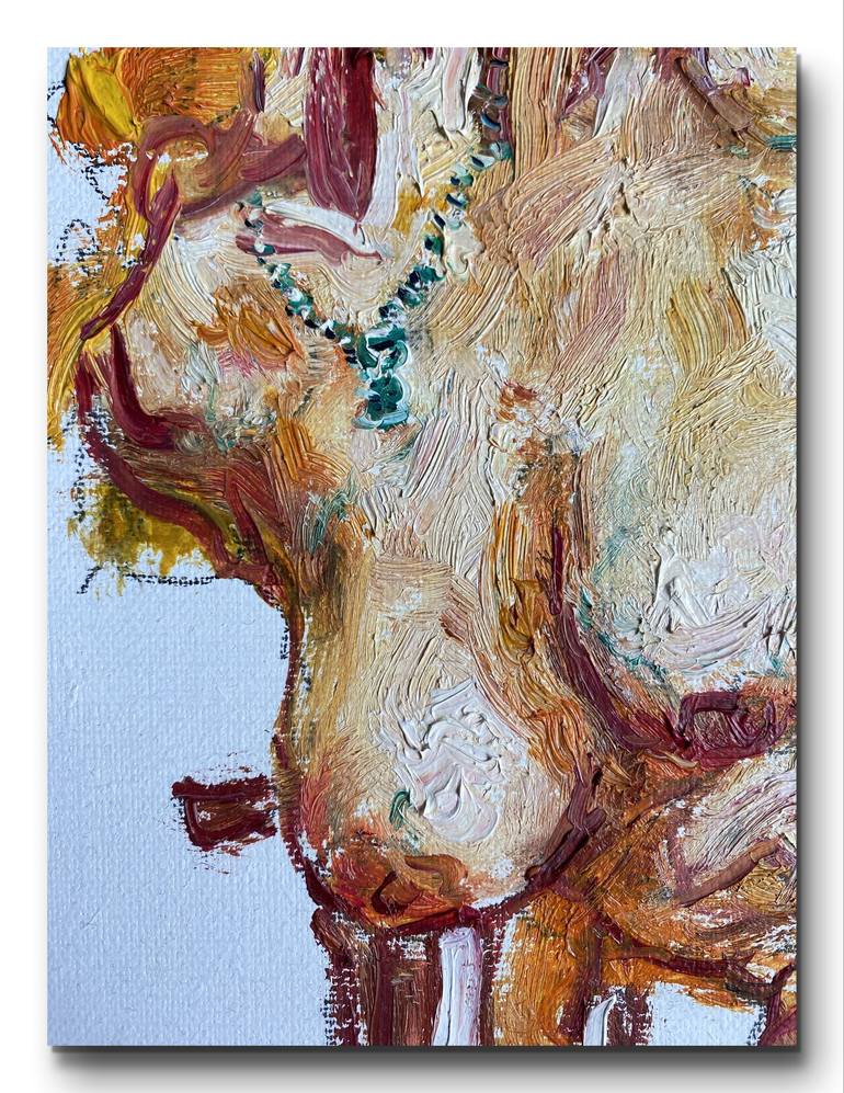 Original Expressionism Nude Painting by Ling Chen