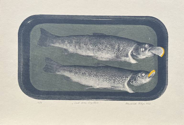 Original Contemporary Still Life Printmaking by FrantišEk Filipi