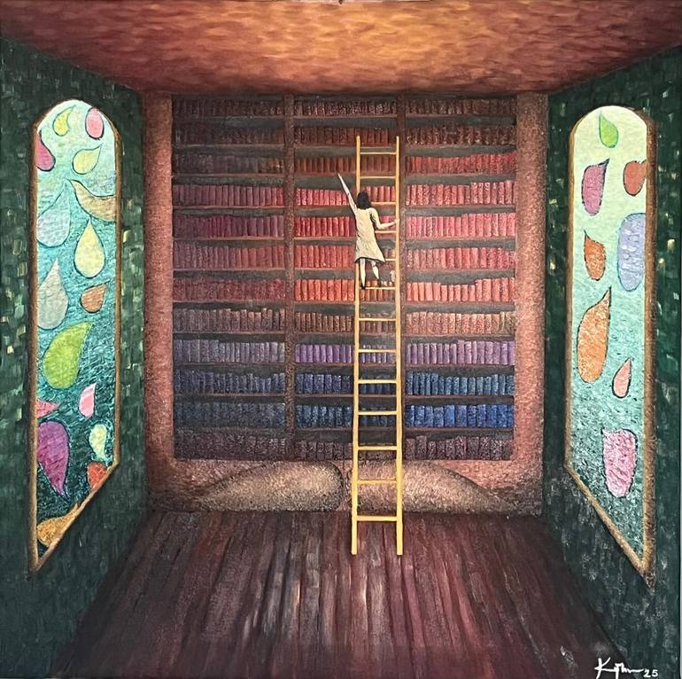 Original Impressionism Fantasy Painting by Kagan Aras