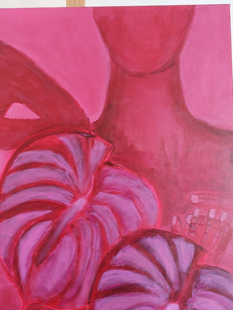 Original Abstract Women Painting by Mieke Van Cauter