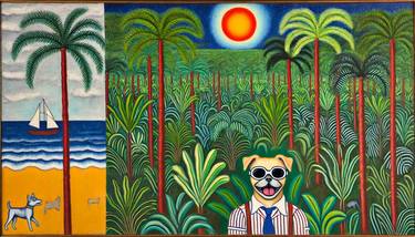 Original Surrealism Dogs Digital by Garfiled Tusset