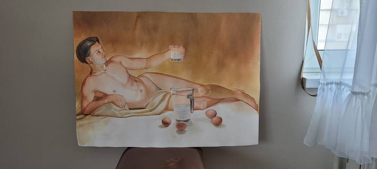 Original Neoclassicism Body Mixed Media by Irina May