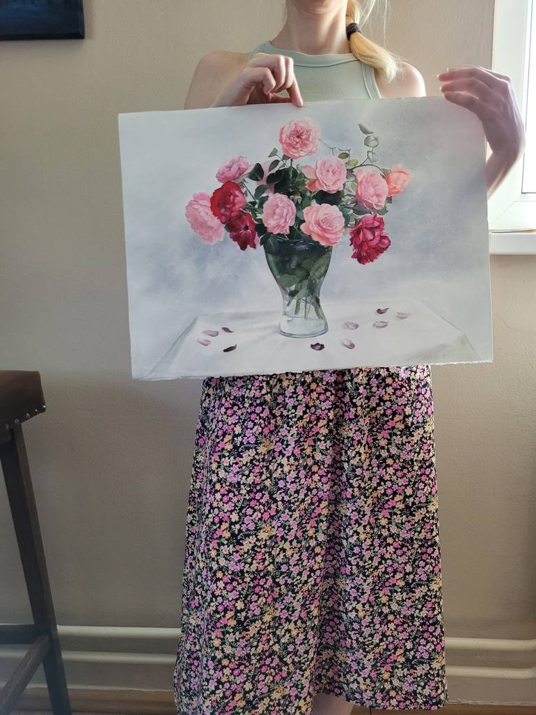 Original Realism Botanic Painting by Irina May