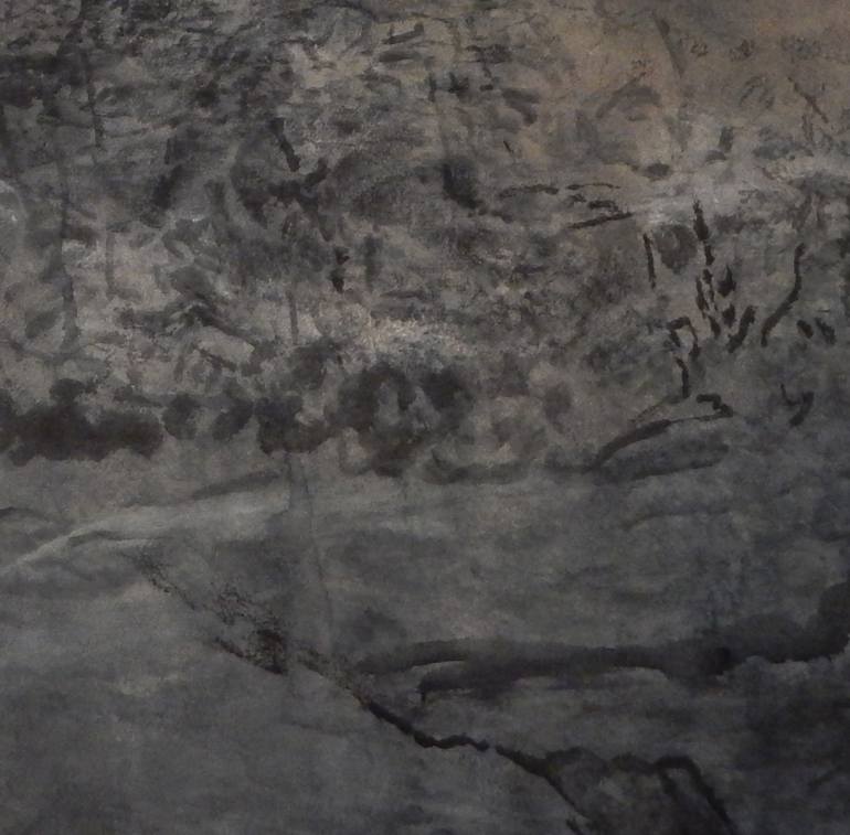 Original Abstract Expressionism Landscape Painting by J Jie Li