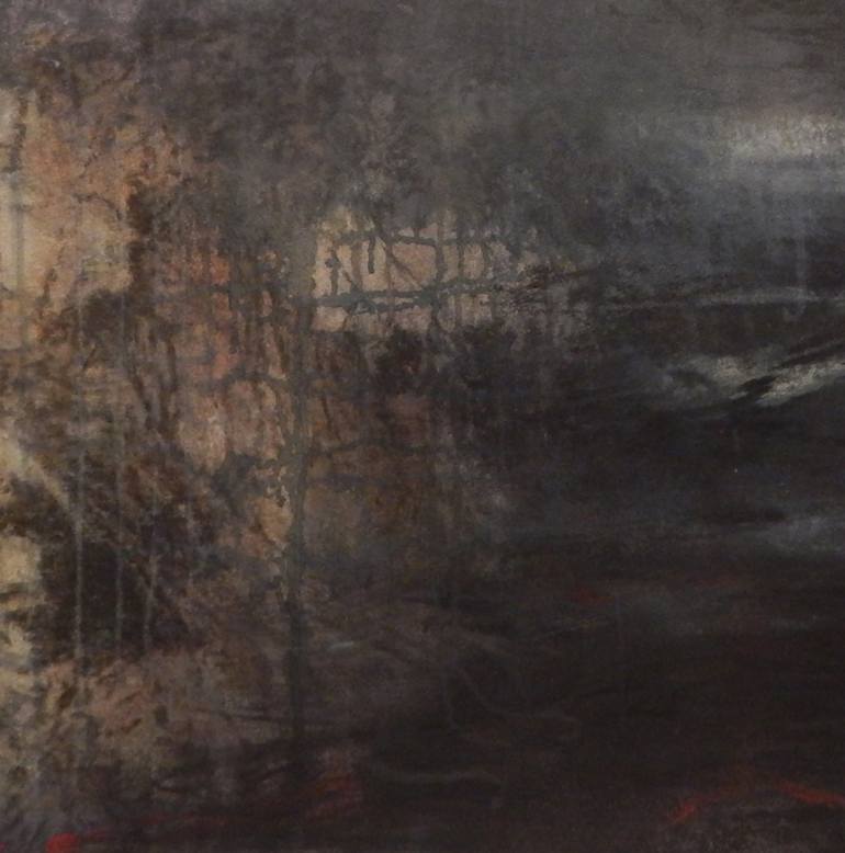 Original Abstract Expressionism Landscape Painting by J Jie Li