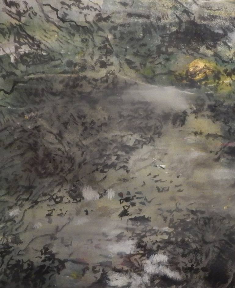 Original Abstract Expressionism Nature Painting by J Jie Li
