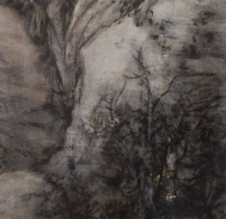 Original Abstract Expressionism Landscape Painting by J Jie Li