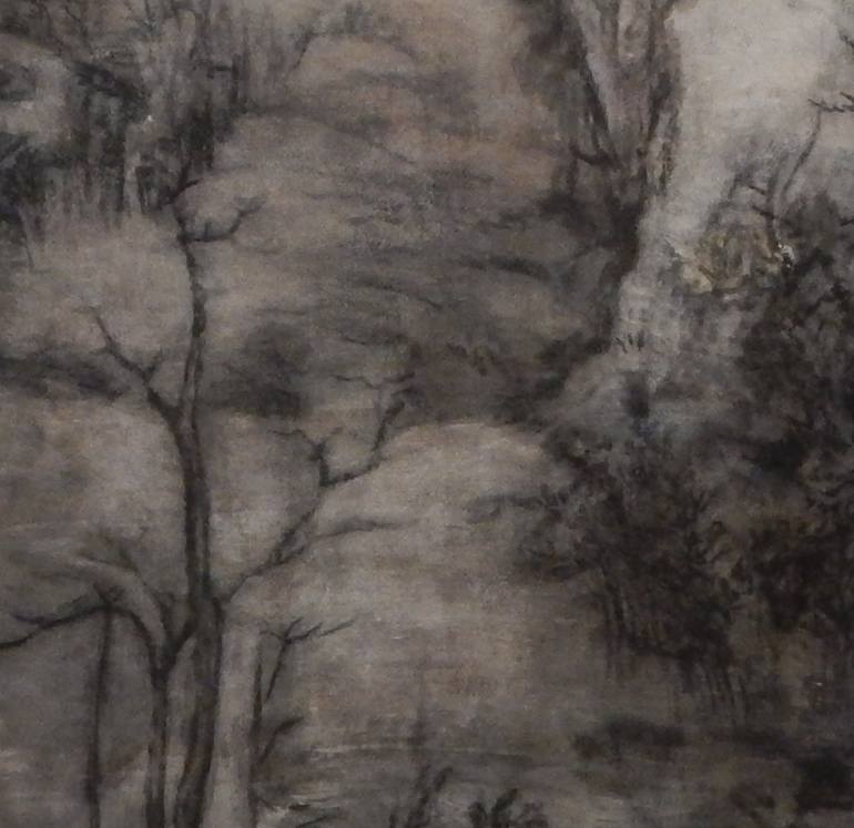 Original Abstract Expressionism Landscape Painting by J Jie Li