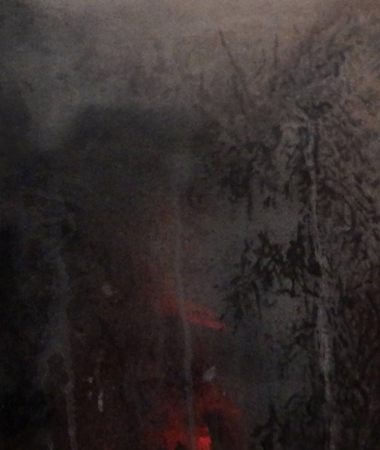 Original Abstract Expressionism Landscape Painting by J Jie Li