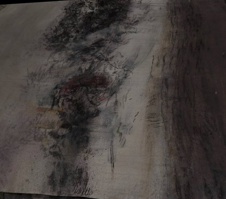 Original Abstract Expressionism Landscape Painting by J Jie Li