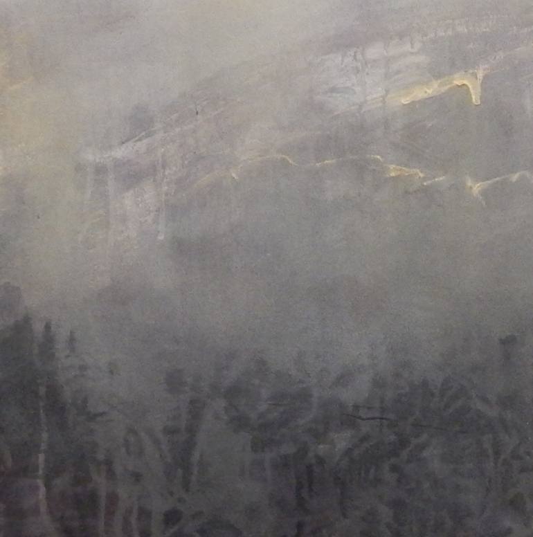 Original Abstract Expressionism Landscape Painting by J Jie Li