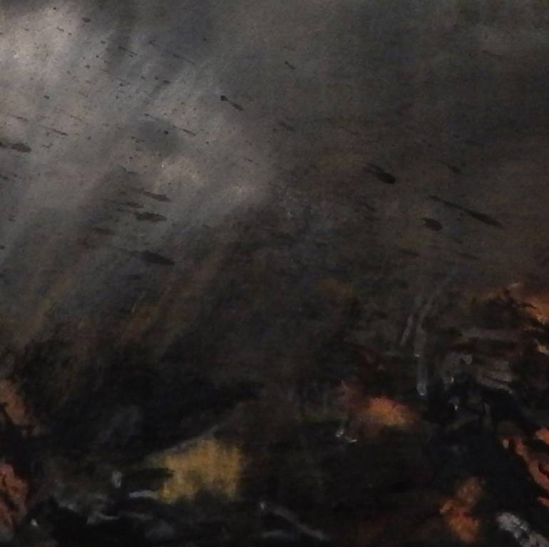 Original Abstract Expressionism Nature Painting by J Jie Li