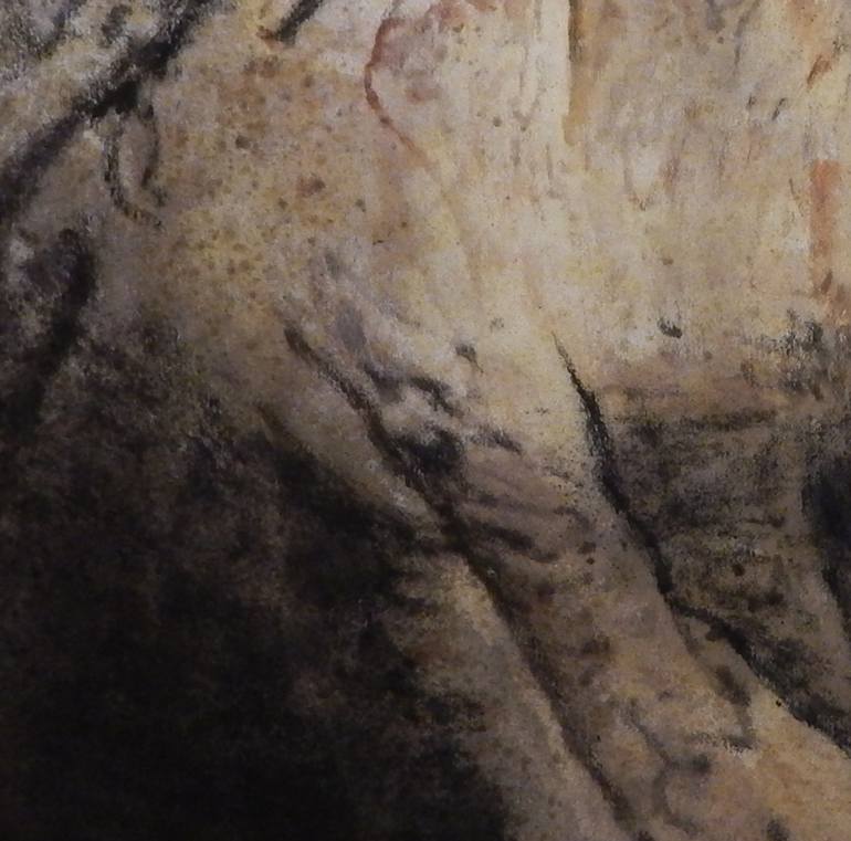 Original Abstract Expressionism People Painting by J Jie Li