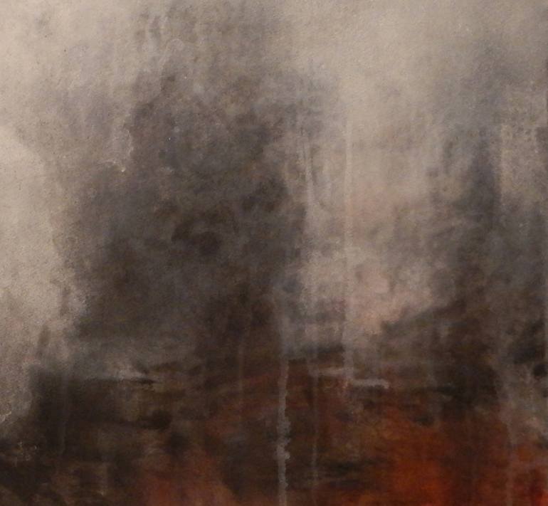 Original Abstract Expressionism Landscape Painting by J Jie Li