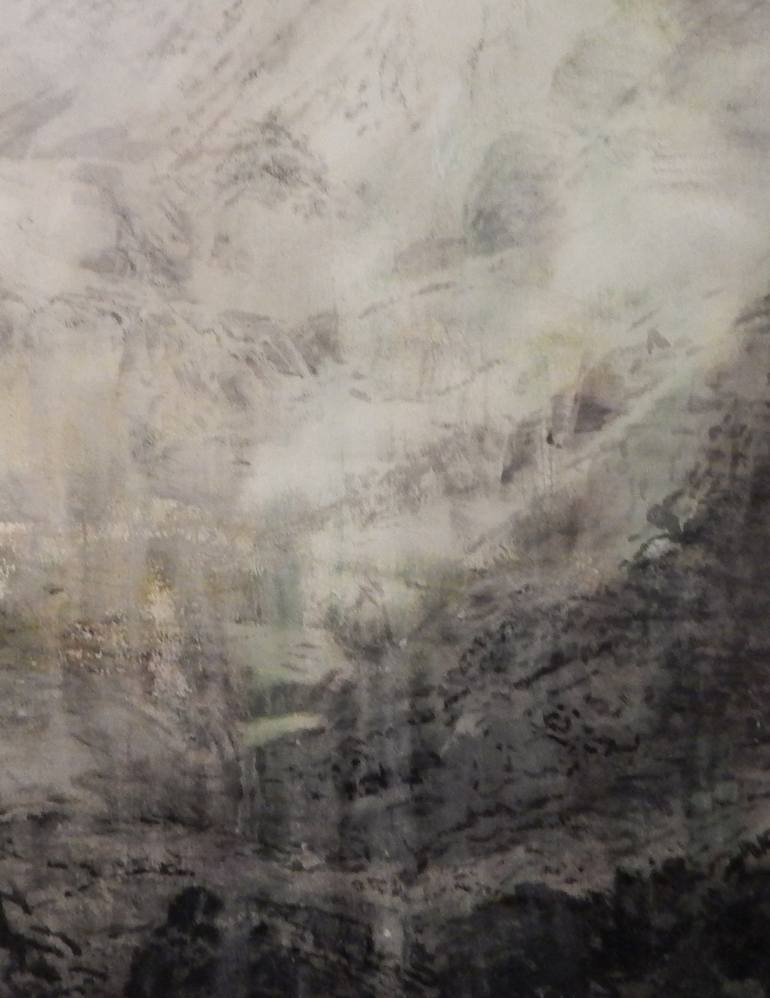 Original Abstract Expressionism Landscape Painting by J Jie Li