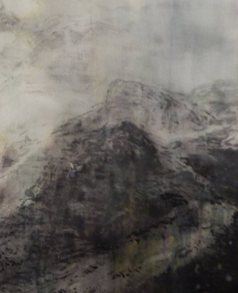 Original Abstract Expressionism Landscape Painting by J Jie Li