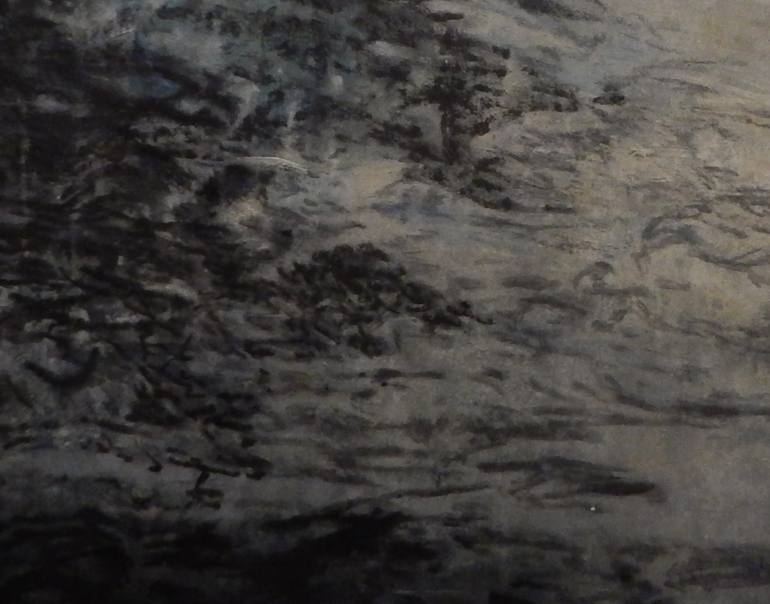 Original Abstract Expressionism Landscape Painting by J Jie Li