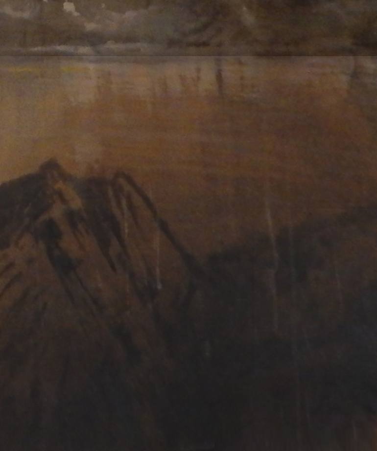 Original Abstract Expressionism Landscape Painting by J Jie Li