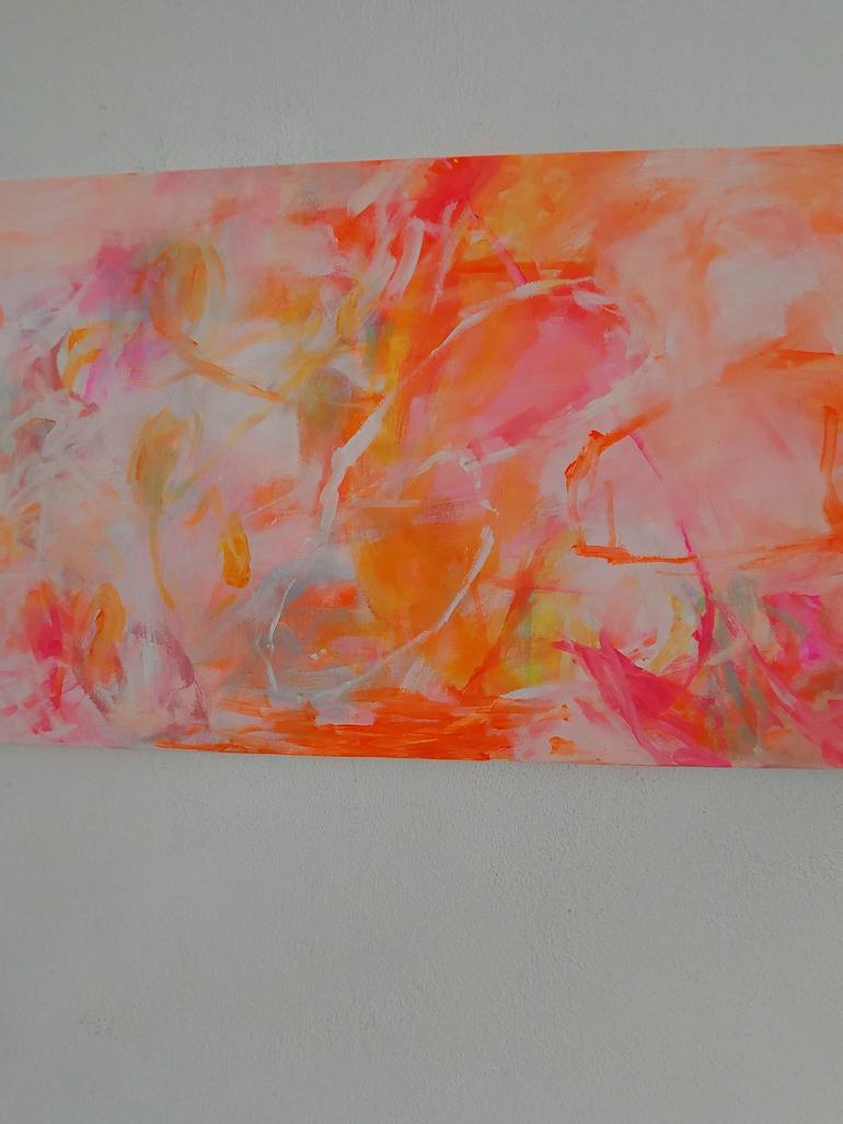 Original Painterly Abstraction Abstract Painting by Renate Kutke