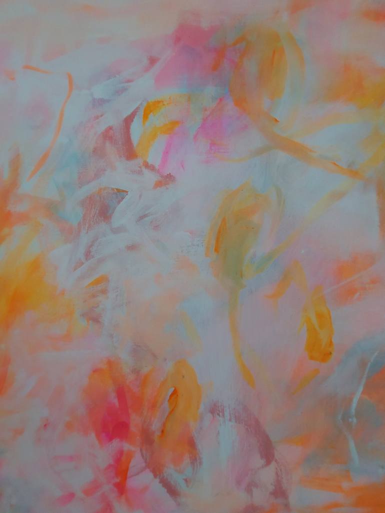 Original Painterly Abstraction Abstract Painting by Renate Kutke