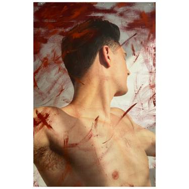Original Abstract Mixed Media by Alek Bélanger