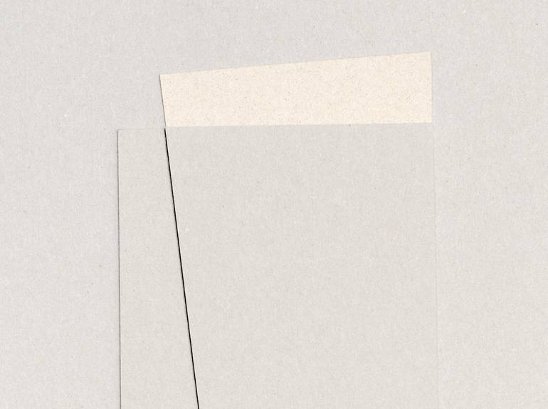 Original Minimalism Geometric Collage by Antonio Ventura