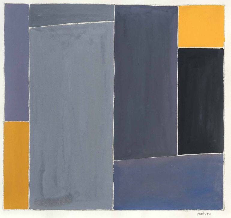 Original Minimalism Geometric Painting by Antonio Ventura