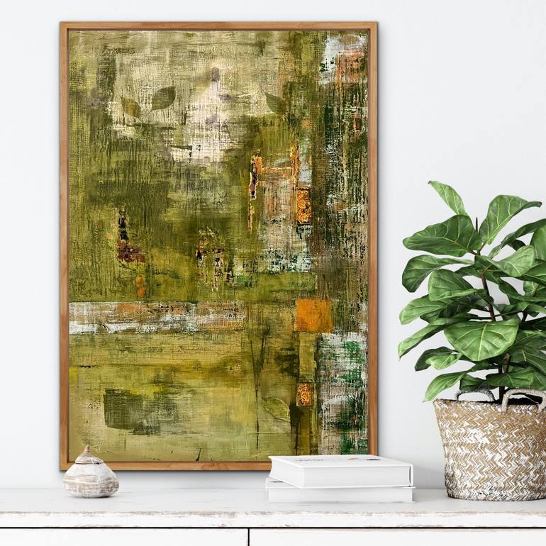 Original Abstract Expressionism Abstract Painting by Tania Naderloo